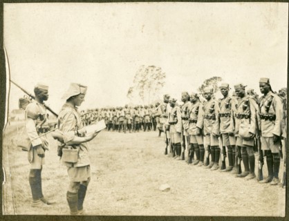 K.A.R. gunners in Mozambique, WW1