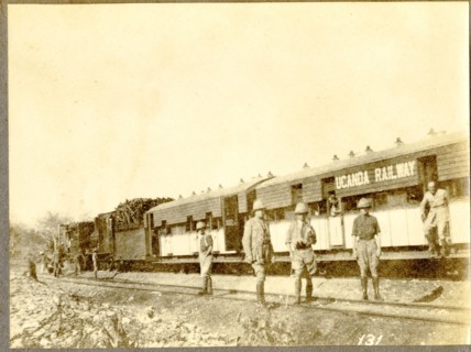 Soldiers at 2nd K.A.R. depot, Nairobi