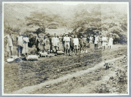 May Bungey at Kibos station