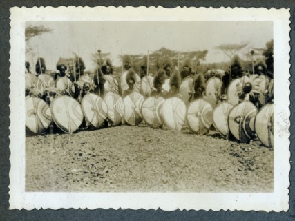 Nandi tribesmen from "Africa Speaks" film
