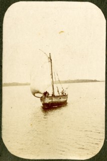 Dhow on lake