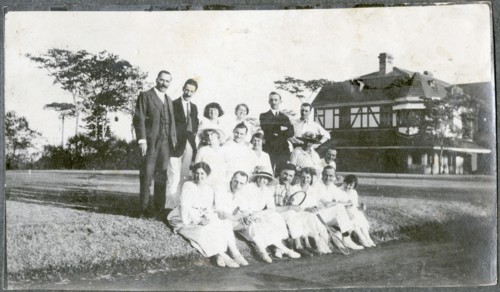 Tennis party at Government House, Nairobi
