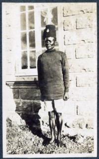 Portrait of African Police Drill Instructor