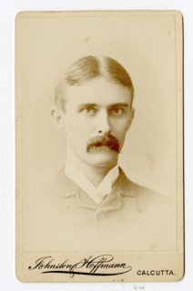 Studio portrait of Edmund Hunt Dring, Calcutta