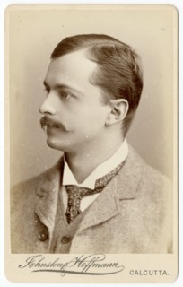 Studio portrait of W. V. Spink, Calcutta