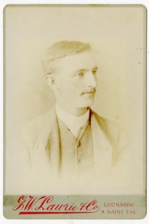 Studio portrait of Chas H. Harris, Calcutta