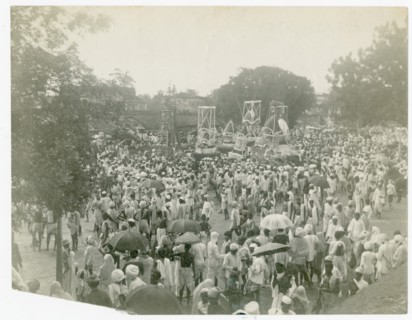 Religious festival procession, Calcutta