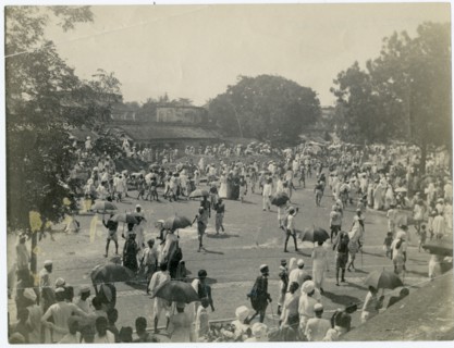 Religious festival procession, Calcutta