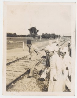 Sir Sikander Hyat Khan and others at Attock, North Punjab