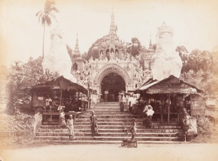 Entrance to Shwedagon Pagoda, Rangoon