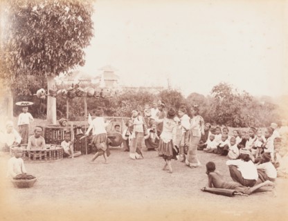 Burmese Children Performing Zat Poay