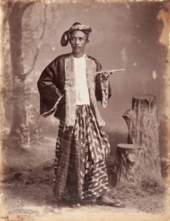 Studio portrait of a Burmese man