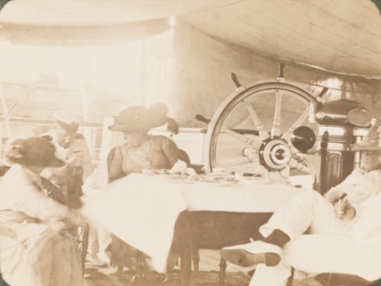 Tea on HMS Minto