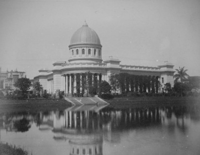 General Post Office and waterfront in Dalhousie Square, Calcutta