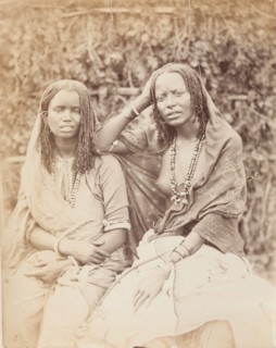 Portrait of two women, said to be Sudanese