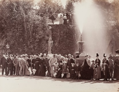Unveiling of Fountain in Darjeeling by the Maharaja of Cooch Behar