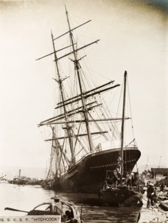 The 'Hitchcock' stricken by a typhoon
