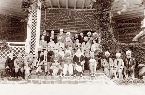 European and Indian officials at Chamba