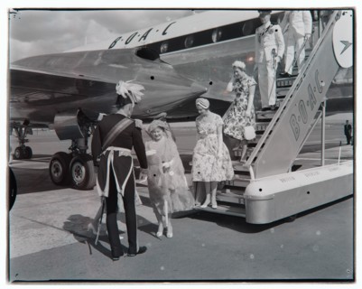 Queen Mother arrival in East Africa