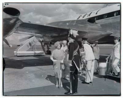 Queen Mother arrival in East Africa