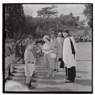 HM the Queen Mother at All Saints Cathedral, Nairobi