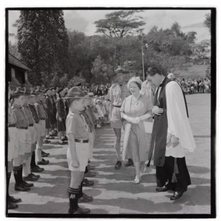 HM the Queen Mother at All Saints Cathedral, Nairobi