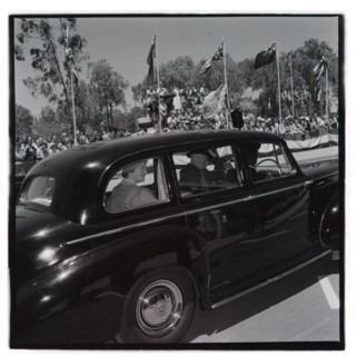 HM the Queen Mother at County Hall, Nairobi