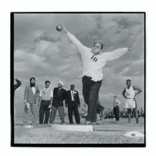 Post Office sports competition shot put