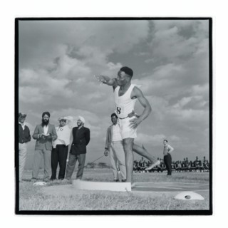 Post Office sports competition shot put