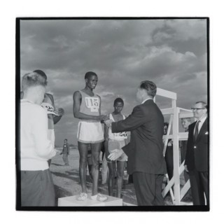 Post Office sports competition medal ceremony