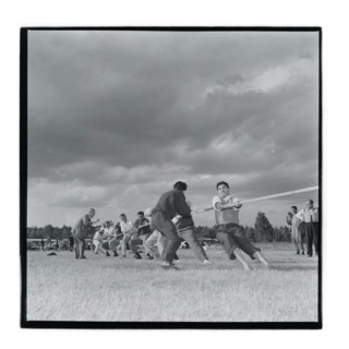Post Office sports competition tug of war