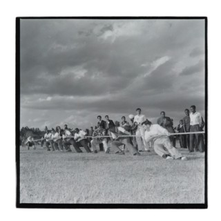 Post Office sports competition tug of war
