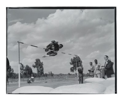 Post Office sports competition high jump