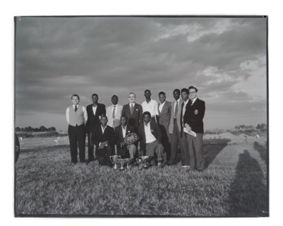 Post Office sports competition, officials and prizewinners