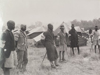 Kikuyu Home Guards in camp