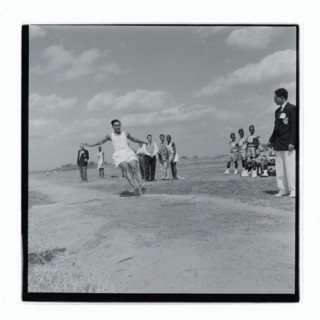 Post Office sports competition long jump
