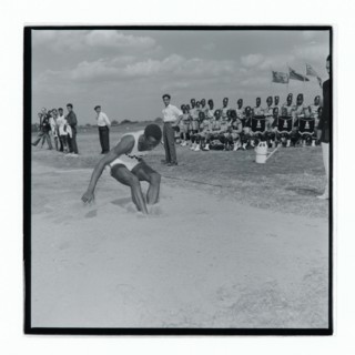 Post Office sports competition long jump