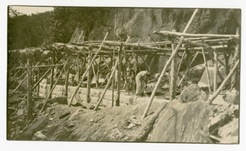 Construction work on plantation