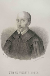 Tomas Vicente Tosca y Masco (1651-1723). Spanish architect, mathematician, theologian and