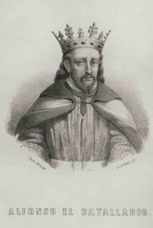 Alfonso I the Battler (1073-1134). King of Aragon and Navarre (1104-1134). He participated in the