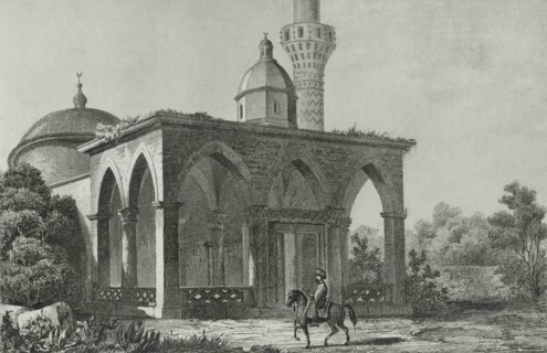Ottoman Empire. Turkey. Nicea (today Iznik). Nicea church. Engraving by Lemaitre, Preaux and E.