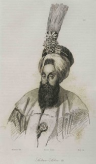 Selim III (1761-1808). Ottoman sultan from 1789 to 1807. Engraving by Lemaitre, Lalaisse and Moret.