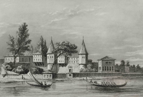 Turkey. Constantinople (today Istanbul). Topkapi Palace or Seraglio (Royal residence) from the