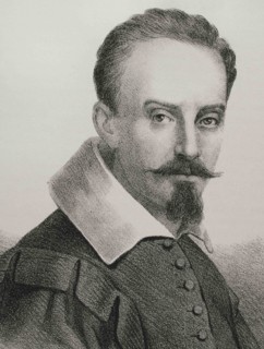 Francisco Ribalta (1565-1628). Spanish Baroque painter. Illustration by Llanta. Portrait detail.