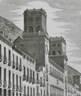 Spain, Alicante. City Council. Baroque civil building erected during the 18th century, designed by