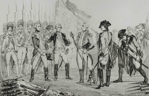War of Independence of the United States of America. British General Cornwallis (1738-1805)