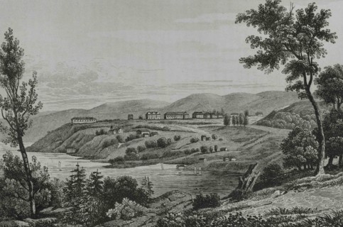 View of West Point. The United States Military West Point. Washington selected Thaddeus Kosciuszko,
