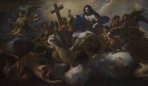 Giovanni Odazzi (1663-1731). Italian painter. Allegory of Faith or Triumph of Faith. National