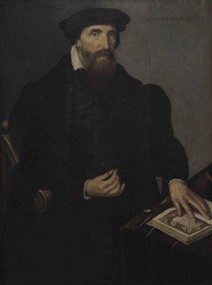 Giulio Clovio (1498-1578). Italian Renaissance painter. Portrait by Willem Key (ca.1515-1568).