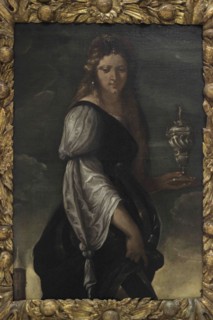 Mary Magdalene. Portrait by Domenico Carpinione (1566-1658). Oil on canvas. National Museum of Fine
